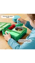 Pietų dėžutė su termosu OmieBox, Apple green