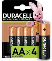 Įkraunamos baterijos AA DURACELL 1300 mAh