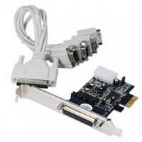 Šakotuvas Longshine valdiklis PCIe 4x Seriell maitinamas (RS232C) masinis