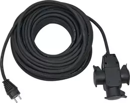 Brennenstuhl ilgintuvas 25m H07RN-F3G1,5 juodas IP44