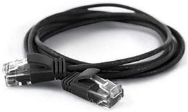 Wantec Wantec 7322 U/UTP (UTP) juodas 25m Cat6a tinklo kabelis (7322)