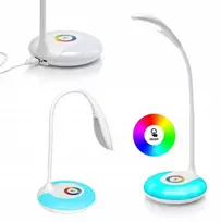 Stalinė LED lempa su 256 RGB spalvomis, 3 ryškumo lygiais ir akumuliatoriumi