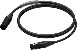 Procab XLR – XLR kabelis 1,5 m juodas (PRA901 / 1,5)