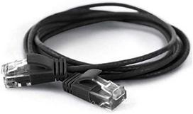 Wantec Wantec wW Komutacinis kabelis CAT6A (rand 2,8mm) UTP juodas 20m (7321)