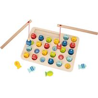 Medinė Tooky Toy žvejojimo žaidimo abėcėlė 29 dalių rinkinys