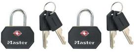 Master Lock MasterLock MasterLock TSA 4681EURTBLK 2 pakabinamų spynų rinkinys - juodas