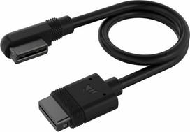„Corsair iCUE LINK“ kabelio jungtis 90 laipsnių - Juodas, 20 cm 2 vnt.