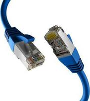 Efb Accs M-Cab CAT8.1 Mėlynas 1M PATCH CORD/RJ45 S/FTP LSZH 40GBIT CU LAN
