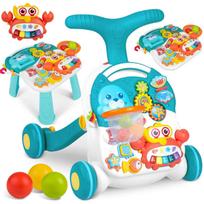 Ricokids Vaikiškas edukacinis staliukas 3in1 RK-810 baltai mėlynas