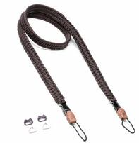 REV C-ROPE Kameragurtas Traveler iš parakordo 125 cm tamsios kavos spalvos mažmeninė prekyba