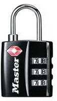 Master Lock Pakabinamas kombinuotas TSA spyna 4680EURDBLK