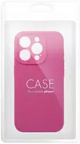 Oem iPhone 15 silikoninis dėklas 2 mm (kameros apsauga) rožinė