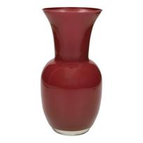 Raudonos spalvos iš stiklo vaza (aukštis 26 cm) – Brandani