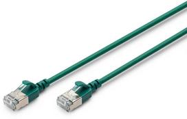 Digitus CAT 6A klasa Ea, F/FTP, skrętka patch, Cu, LSZH, AWG 32/7, ilgis: 1 m, žalia