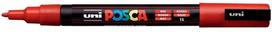 UNI-BALL POSCA Marker UNI PC-3M raudona BK