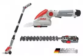Akumuliatorinės žolės ir gyvatvorių žirklės 7,2V / 2.5 Ah Ikra IGBS 1210 F