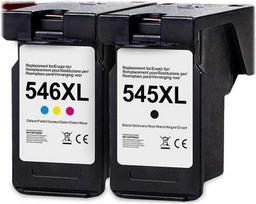 G&G XL rašalo kasečių rinkinys – 2 vnt., suderinamos su „Canon 546XL/545XL“