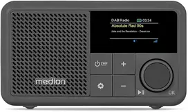 Medion LIFE® S66822 Nešiojamasis DAB+ radijas pilkas