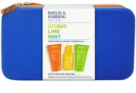 Baylis & Harding vyriškas kosmetinės ir kelioninių reikmenų rinkinys (citrusų, žaliosios citrinos ir mėtų)