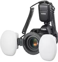 Makrofotografijos blykstė - Godox MF T76S makrofotografijos dviguba TTL blykstė Sony fotoaparatams