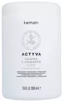 Kemon Actyva Volume E Corposita Volume & Bounce Conditioner plaukų kondicionierius, 1000 ml