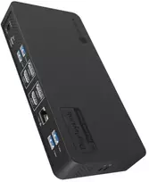 Carruzzo ICY BOX IB-DK2255AC Vielinis USB 3.2 Gen 2 (3.1 Gen 2) Type-C Juoda