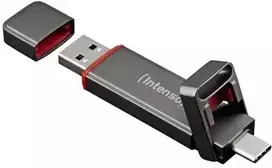 Intenso 3850460 Išorinis kietasis diskas SSD 1 TB USB Type-A / USB Type-C 3.2 Gen 1 (3.1 Gen 1) Antracitas