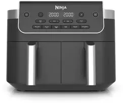 Karšto oro gruzdintuvė Ninja Foodi Dual Zone DZ801EU, juoda sp., 2470 W, 7.6 l