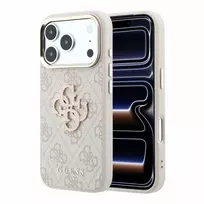 Dėklas Guess 4G & Big Resin Logo Case, skirta iPhone 17 Pro Max / 18 Pro Max – Rožinė