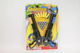 Fh Toys Pistoletas su kulkų/strėlių šoviniais 355-3 13299