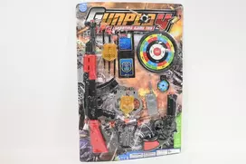 Fh Toys Komplektas su pistoletu didelėje pūslėje 818A-9 01562
