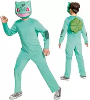 Disguise Karnavalinis kostiumas Pokemon Bulbasaur kostiumas žalia kaukė Kigurumi 127-136 cm (7-8 metai)