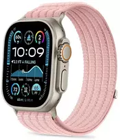 Tech-Protect NYLON SPORT WATCH 8 / 9 / 10 / 11 / SE / ULTRA (44 / 45 / 46 / 49 MM) ŠVIESIAI ROŽINIS