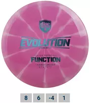 Pink Diskgolfo diskas Fairway Driver Lux Vapor Function - Special Edition Rožinė
