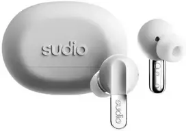 Ausinės Sudio Earbuds | N3 Pro | Bluetooth | į ausis įkišamos | Mikrofonas | Chrome Baltas | Noise canceling | Belaidės