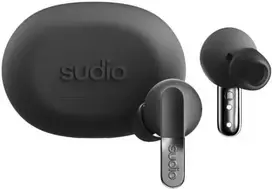 Ausinės Sudio Earbuds | N3 Pro | Bluetooth | į ausis įkišamos | Mikrofonas | Titanium Juodas | Noise canceling | Belaidės