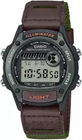 Laikrodis Casio Collection Vintage CASIO SPORT ILLUMINATOR SMALL WRIST 36.6mm case - Žalias W-220HF-3AVEF