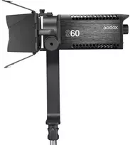 LED lempa - Godox S60 3 lempų rinkinys, 6–55° spindulys, 5 600 K, CRI 96 / TLCI 97