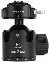 Fotoaparato trikojo galvutė - Falcam F38B4906 Pro dviguba panoraminė rutulinė galvutė, 5kg, 10 cm, 454 g