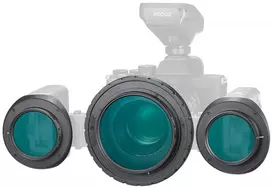 Dantų fotografijos poliarizacinis filtras - Godox MF PL rinkinys MF T76, PL82 ir 2× PL52 modeliams