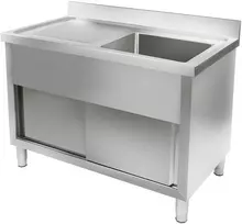Virtuvės plautuvė su spintele. 120 cm