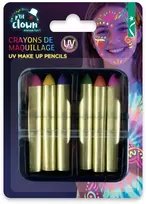 Ultravioletinių veido kreidelių rinkinys – 6 spalvos