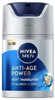 Nivea Drėkinamasis kremas SPF 30 vyrams, senėjimą stabdantis drėkinamasis kremas 50 ml