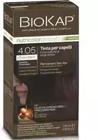 Biokap NUTRICOLOR DELICATO – plaukų dažai – 4.05 kaštonų šokoladas 140 ml