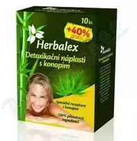 Herbamedicus Detox pleistrai su kanapėmis 10 vnt. + 40% NEMOKAMAI