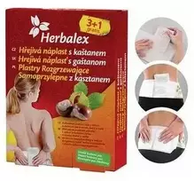 Herbamedicus šildantys kaštonų pleistrai 3+1 NEMOKAMAI + juosmens juosta