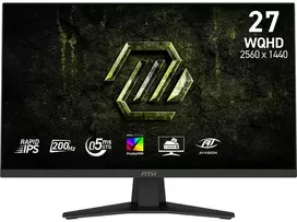 Monitorius MSI MAG 274QF E20, 68.6 cm (27"), 2560 x 1440 pikselių, Wide Quad HD, LCD, 0.5 ms, Juodas