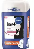 Nivea B&W Invisible Clear Duo – kietųjų antiperspirantų rinkinys 50 ml