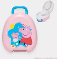 Mokomasis nešiojamas naktipuodis Peppa Pig švelniai rausva