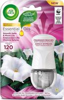 Air Wick eteriniai aliejai elektrinis oro gaiviklis ir papildymas Moon Lily įvyniotas į satiną 19ml